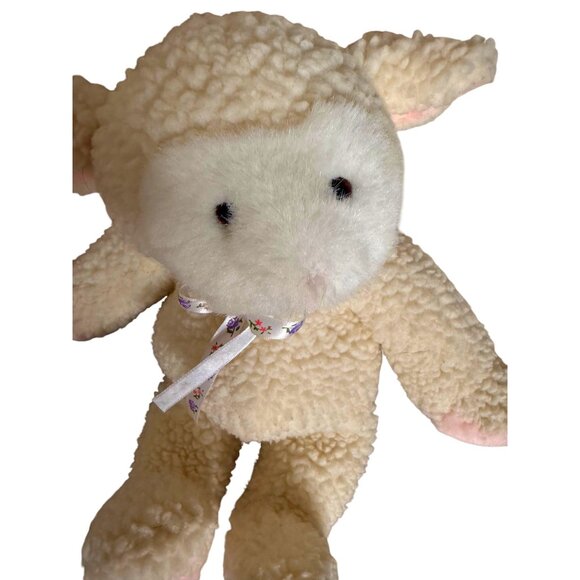 VTG 94 Commonwealth Lamb Sheep Sherpa Plush Cream 14 Stuffed Animal toy Walmart - Picture 2 of 14